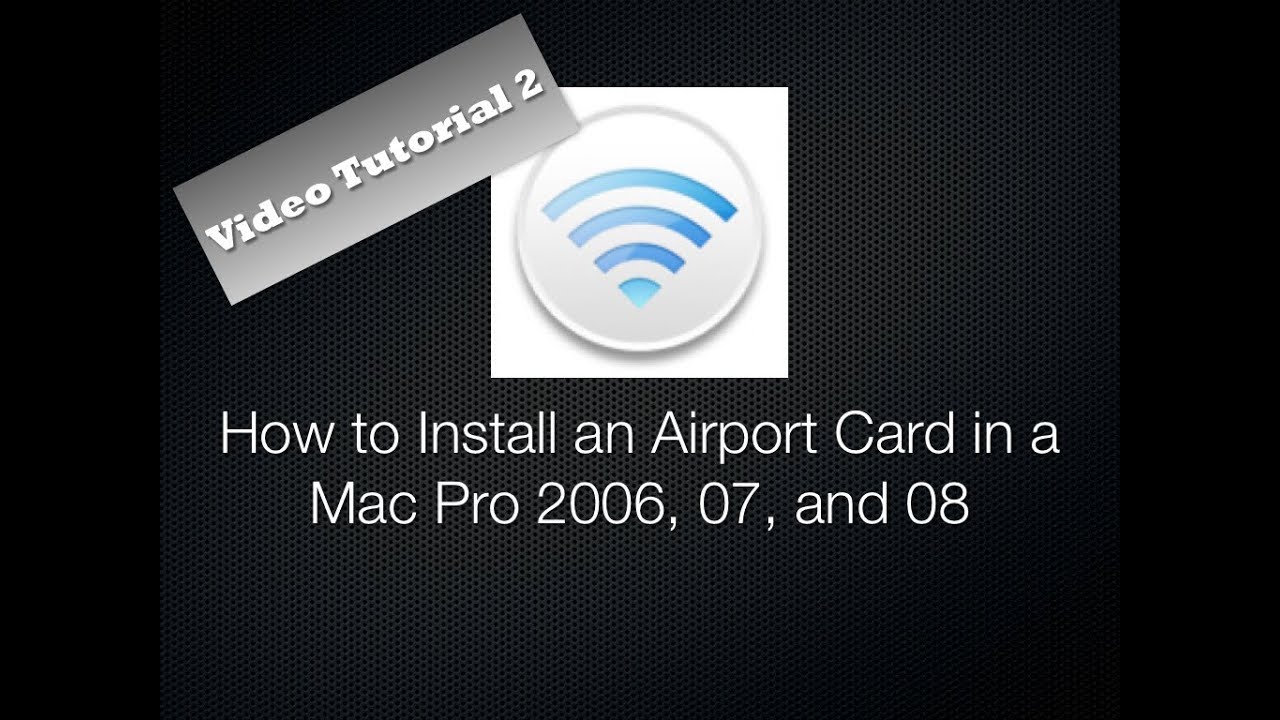Airport for mac pro
